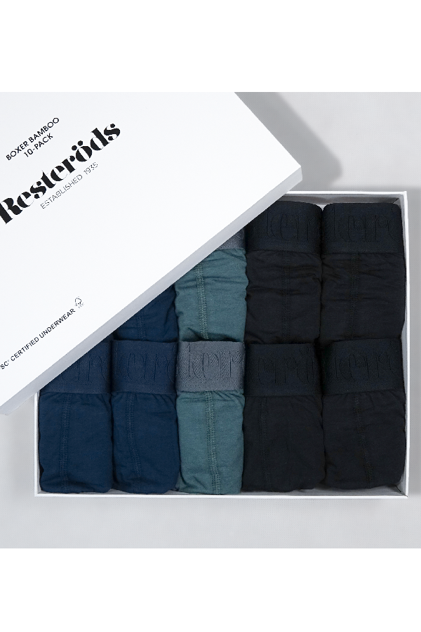 Resteröds 10-Pack Bamboo Boxers Multi – Luxivo