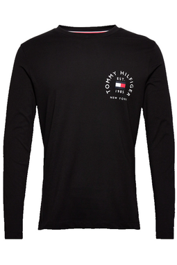 Tommy Hilfiger Arch L/S Tee Black