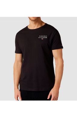 Tommy Hilfiger Chest Logo Tee Black