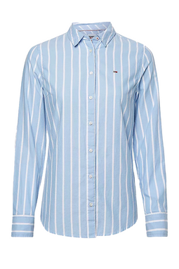Tommy Hilfiger Women Stripe Shirt Blue