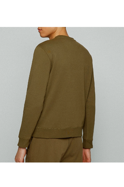 Hugo Boss Westart Patch Logo Sweatshirt Army