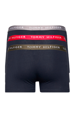 Tommy Hilfiger 3-Pack Trunks  Waistband Logo Navy