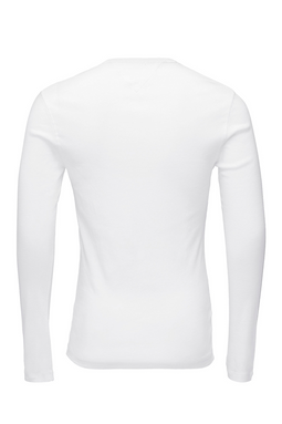 Tommy Hilfiger Logo L/S Tee White