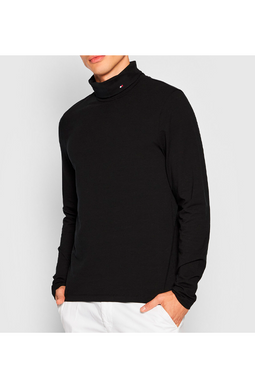 Tommy Hilfiger Turtleneck Logo Black