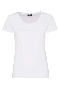 Armani Women Logo Tee Chest White