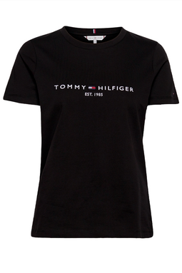 Tommy Hilfiger Women Organic Tee Black