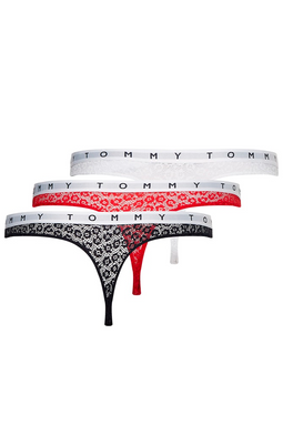 Tommy Hilfiger Women 3-Pack Thong Multi