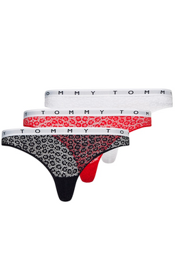Tommy Hilfiger Women 3-Pack Thong Multi