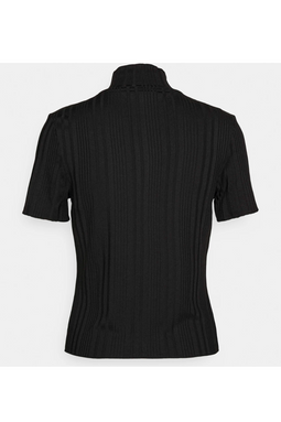 Tommy Hilfiger Women Essential Zip-thru Tee Black